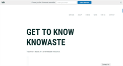 Desktop Screenshot of knowaste.net